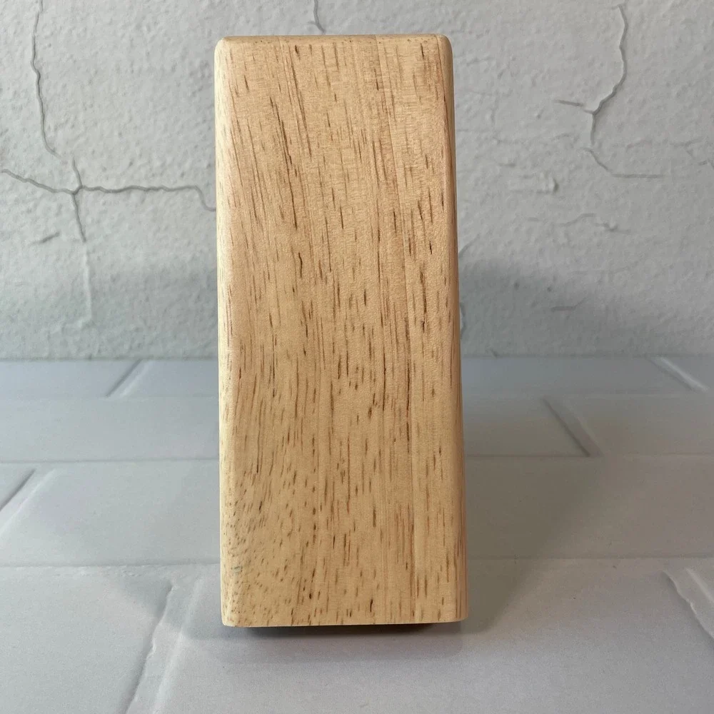 NEW Zwilling JA Henckels 8 Slot Wooden Vertical Steak Knife Block Natural Wood